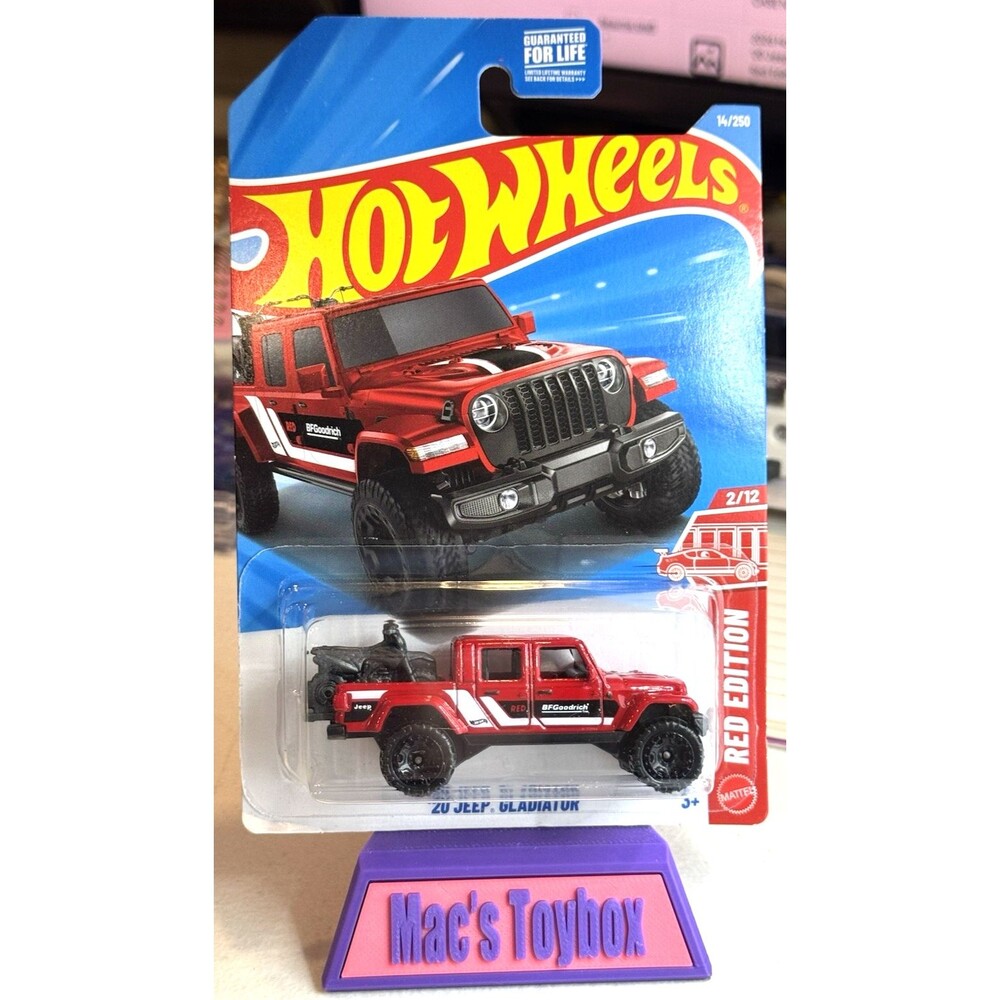 2026 Hot Wheels ‘20 Jeep Gladiator Red Edition Target Exclusive C Case